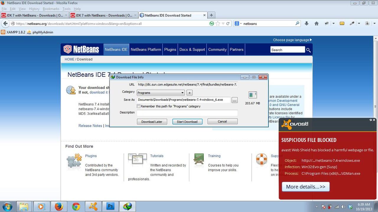 [ASK] Netbeans terdeteksi kena virus