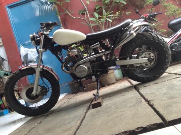 Membangun CB100/125 model JapStyle or Cafe Racer - Page 3 