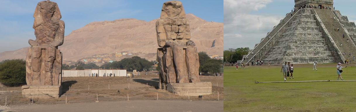 Patung Bernyanyi Colossi of Memnon