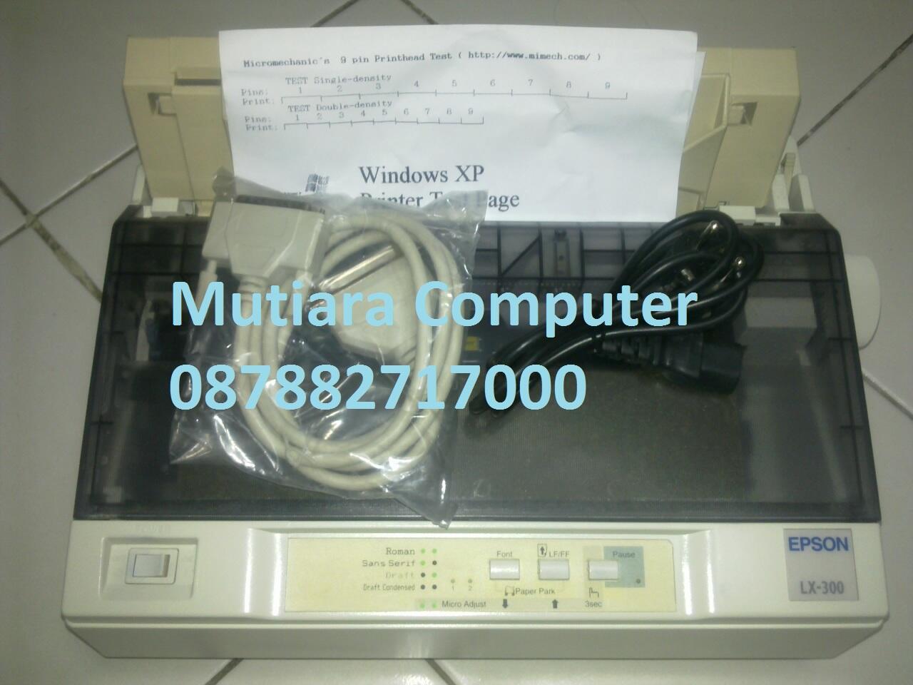 Printer Epson Dot Matrix LX800, LX300, LX300+ (Plus) Murah Lengkap Bagus