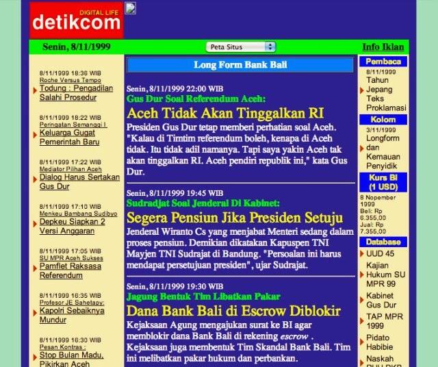 Begini Gan Tampilan Website-Website Terkenal Saat Baru Dibuat