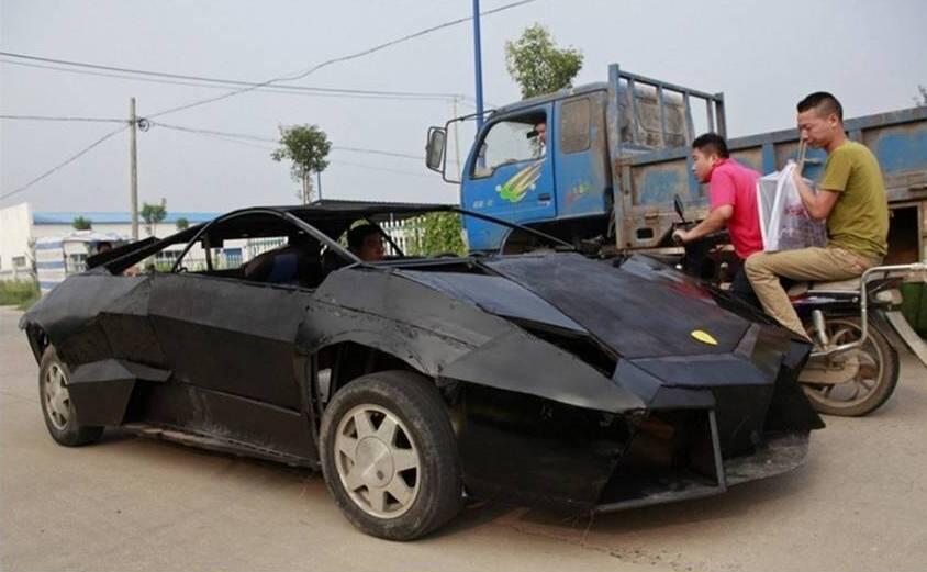 Agan ini Bangun Replika Lamborghini Reventon (+Pic)