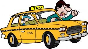 Hati Hati Jika Menepuk Pundak Supir Taksi