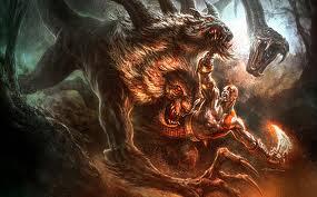 Typhon dan Echidna ( ayah dan ibu bagi para monsters ) &#91;mitologi&#93;