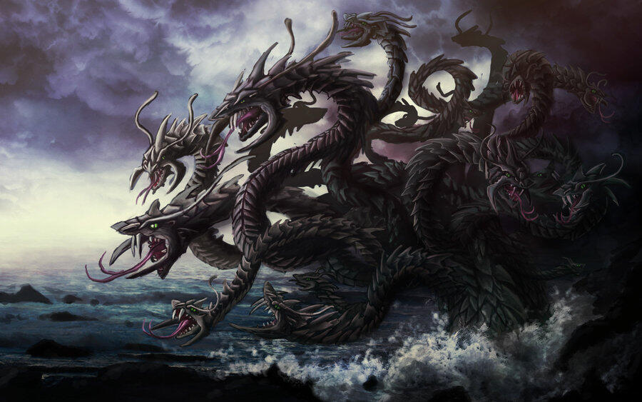 Typhon dan Echidna ( ayah dan ibu bagi para monsters ) &#91;mitologi&#93;