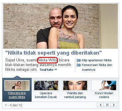 Nikita Willy sudah menikah