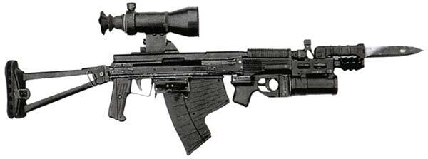 | APS Underwater Assaullt Rifle |- Ketika baku tembak harus terjadi di bawah air