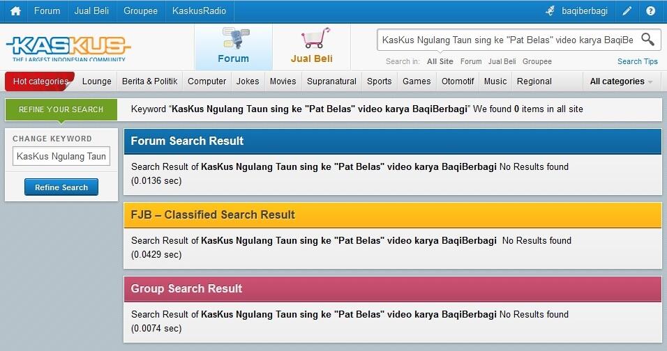 KasKus Ngulang Taun sing ke &quot;Pat Belas&quot; video karya BaqiBerbagi