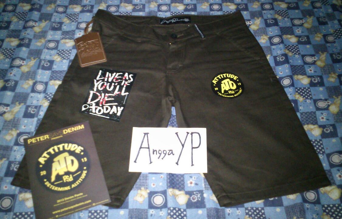 Short Pants PETER SAYS DENIM "Perspective" size 32 100% BNWT