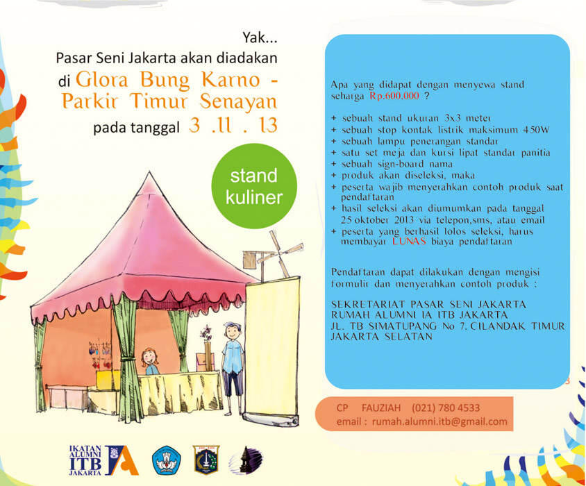  PASAR SENI JAKARTA - open for culinary tenant (3 November 2013)