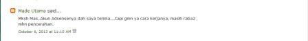 Yang pingin membuat Adsense masuk sini gan..