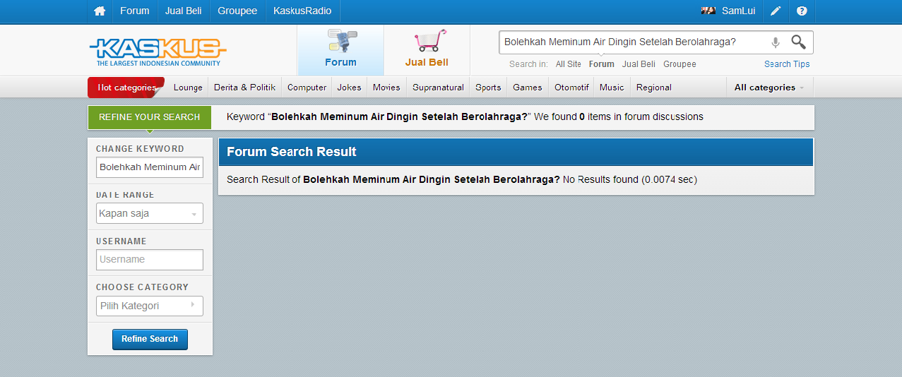 Bolehkah Meminum Air Dingin Setelah Berolahraga? &#91;MASUK GAN&#93;