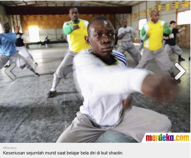 Ketika warga Afrika memilih belajar kungfu shaolin di China