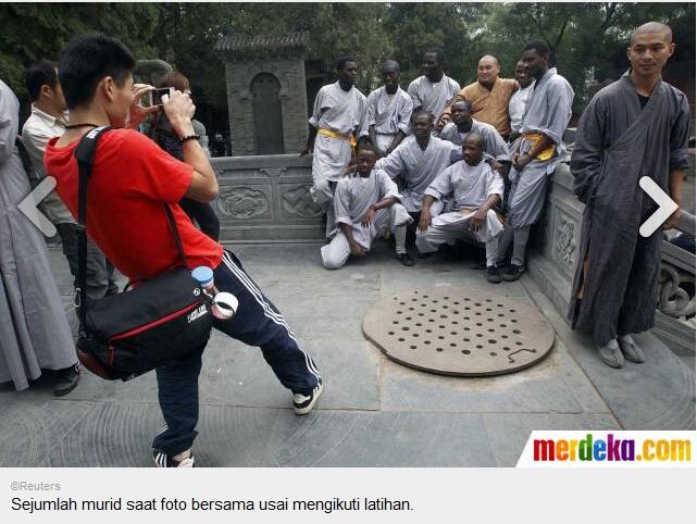 Ketika warga Afrika memilih belajar kungfu shaolin di China