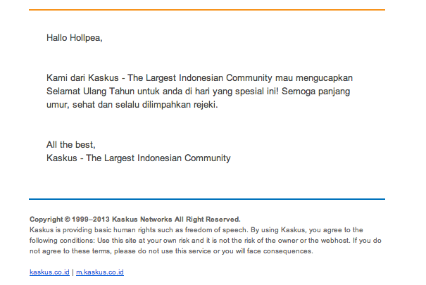 Terima Kasih Kaskus