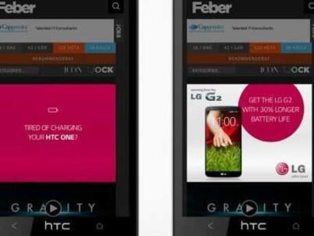 LG Ejek Galaxy S4, iPhone &amp; HTC One