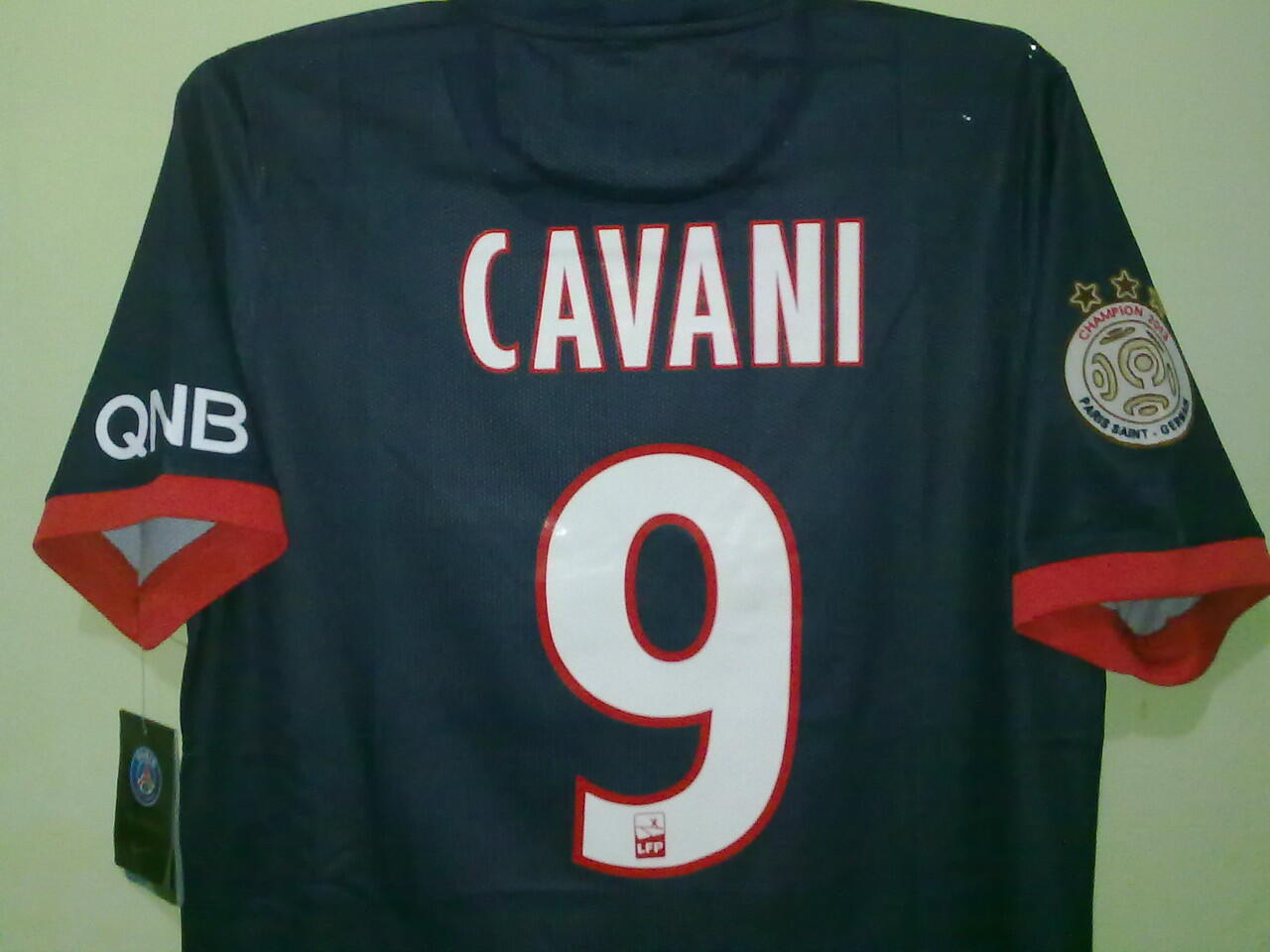 Jersey Grade Ori Paris Saint Germain (PSG) Away 2013/2014 #9 Cavani