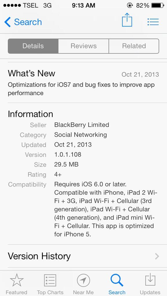 BBM Sudah bisa di download di Iphone 21 oktober 2013 (hari ini)