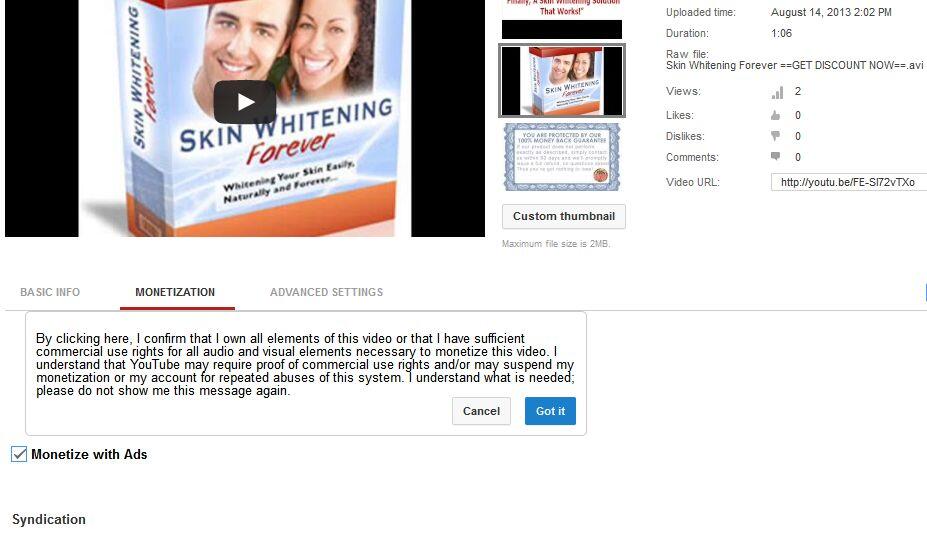 Tutorial memasukkan iklan adsense ke youtube
