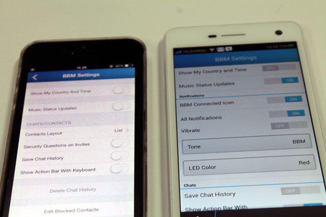 Apa Beda BBM di Android dan iOS? 