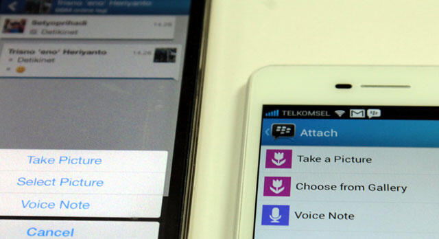 Apa Beda BBM di Android dan iOS? 
