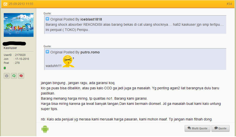 Persaingan di KASKUS mulai ga sehat gan !!