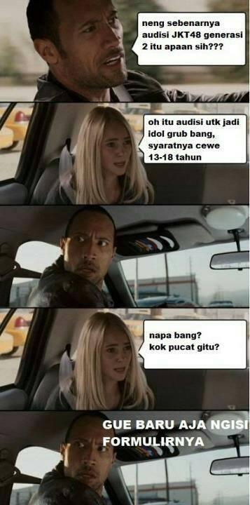 The Rock WWF tertarik dengan CHERRYBELLE