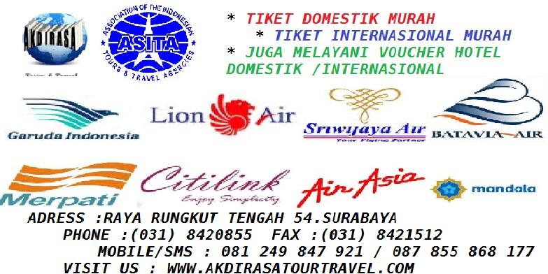 reservasi tiket di surabaya
