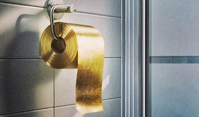 Tisu Toilet Ini Terbuat dari Emas Seharga Rp 15 M, Siapa Mau Beli???