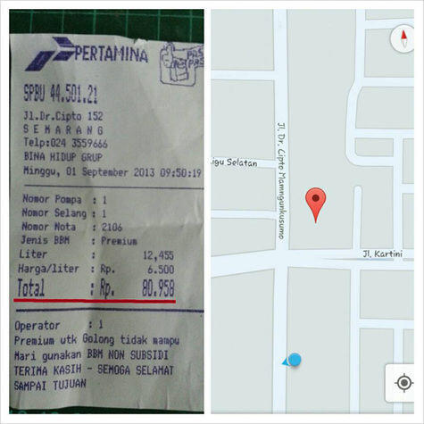 Kecurangan pada meteran SPBU