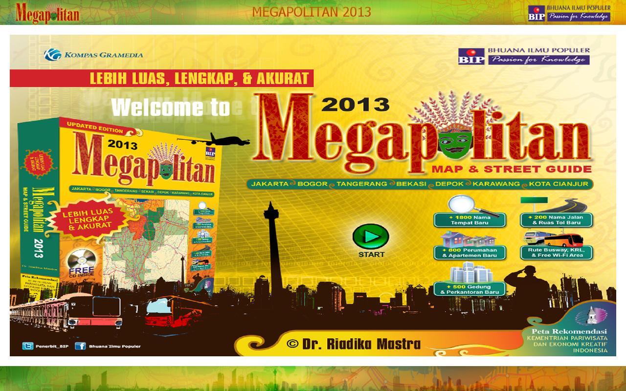 [SHARE] PETA JAKARTA MEGAPOLITAN 2013
