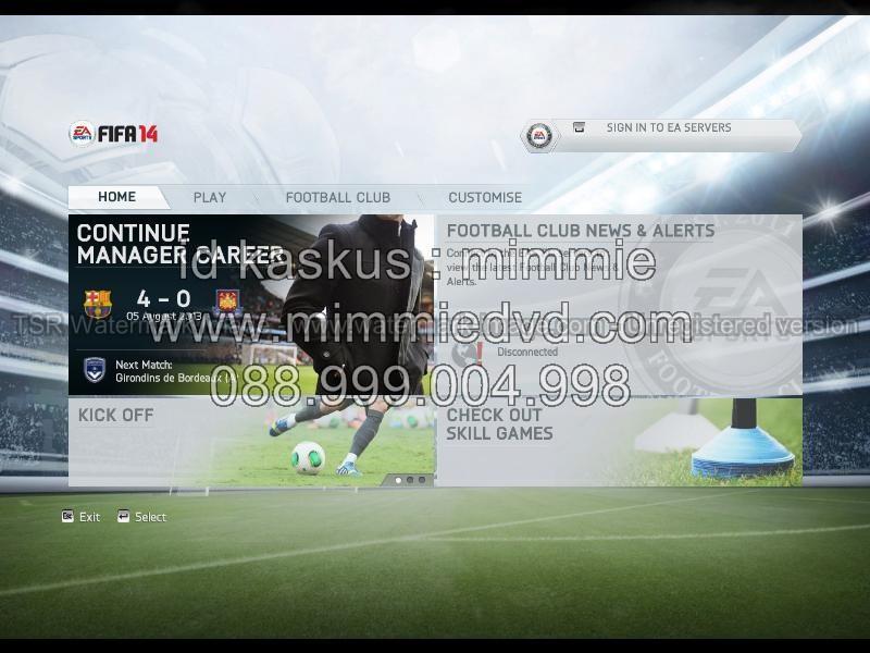 (mimmiedvd) FIFA 2014 + UPDATE PATCH TERBARU + STABIL + GAK RIBET MURAH