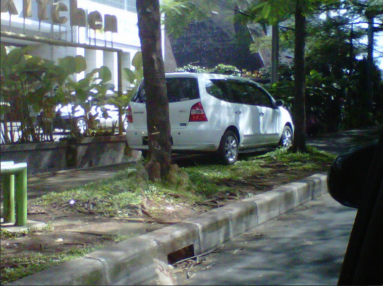 Kebiasaan Parkir Kendaraan Mobil Di Indonesia!