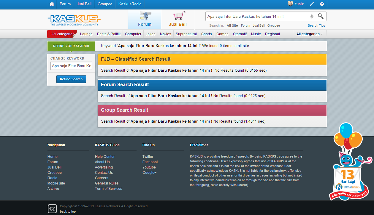 Apa Fitur Baru Kaskus ke tahun 14 ini !