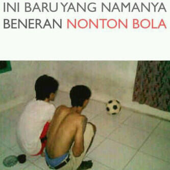 ini baru nonton bola beneran gan