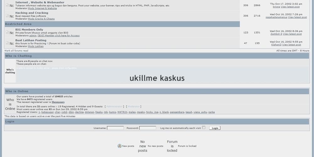 Lengkap - Tampilan Kaskus Dari Awal Hingga Sekarang Kaskus 14