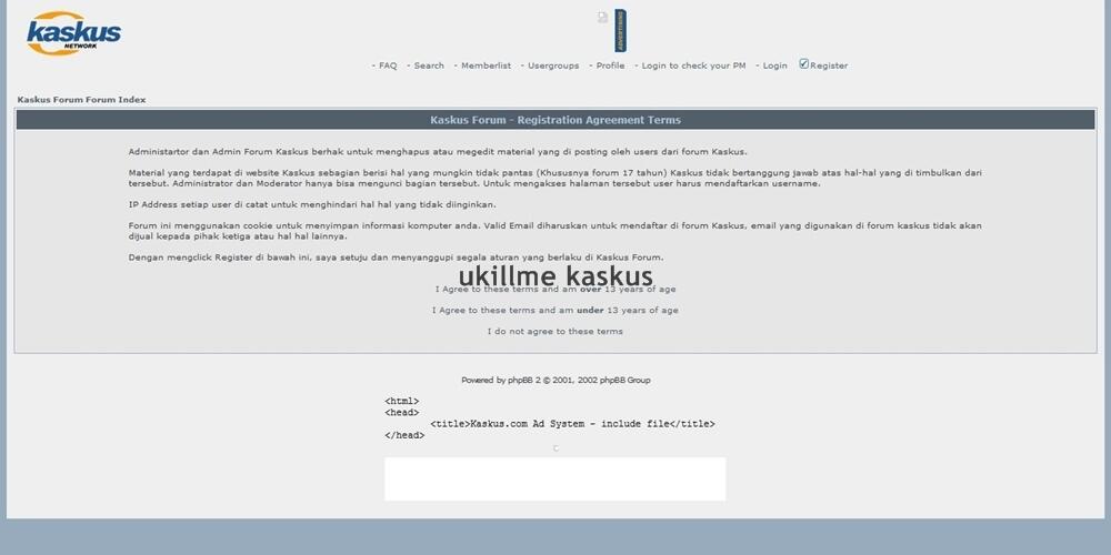 Lengkap - Tampilan Kaskus Dari Awal Hingga Sekarang Kaskus 14