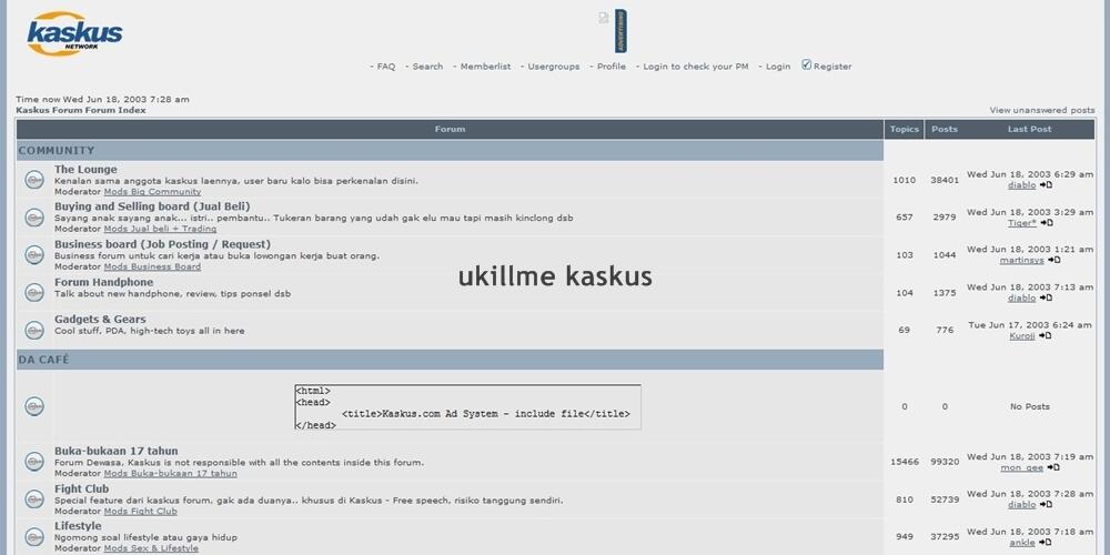 Lengkap - Tampilan Kaskus Dari Awal Hingga Sekarang Kaskus 14