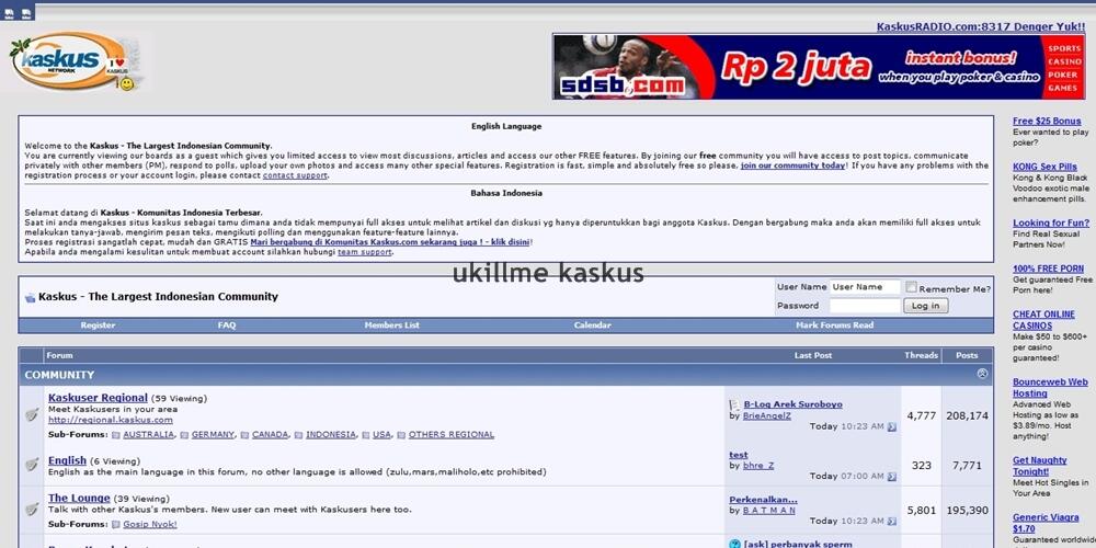 Lengkap - Tampilan Kaskus Dari Awal Hingga Sekarang Kaskus 14