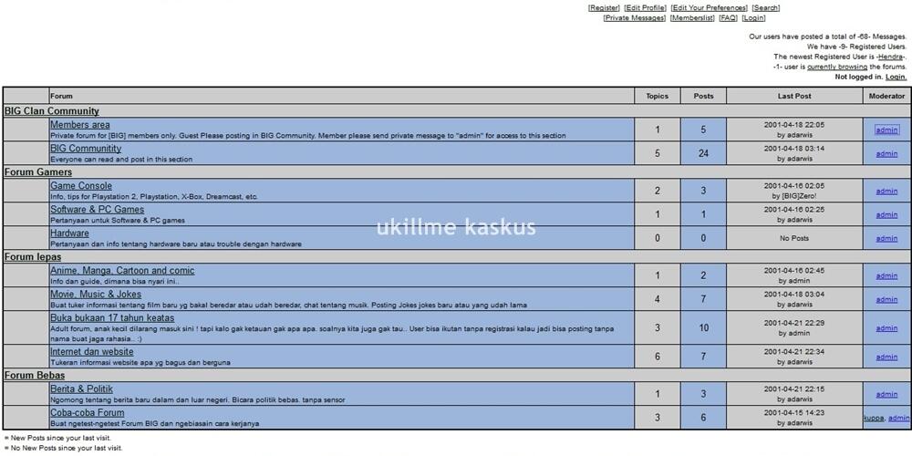 Lengkap - Tampilan Kaskus Dari Awal Hingga Sekarang Kaskus 14