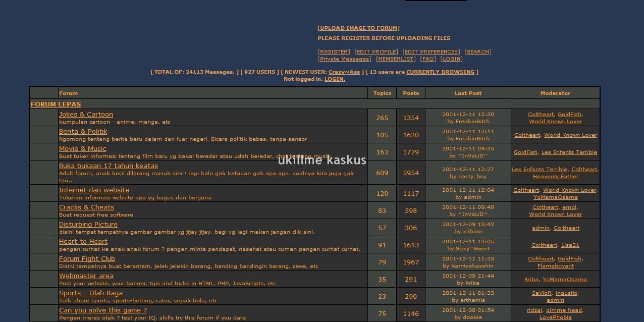 Lengkap - Tampilan Kaskus Dari Awal Hingga Sekarang Kaskus 14