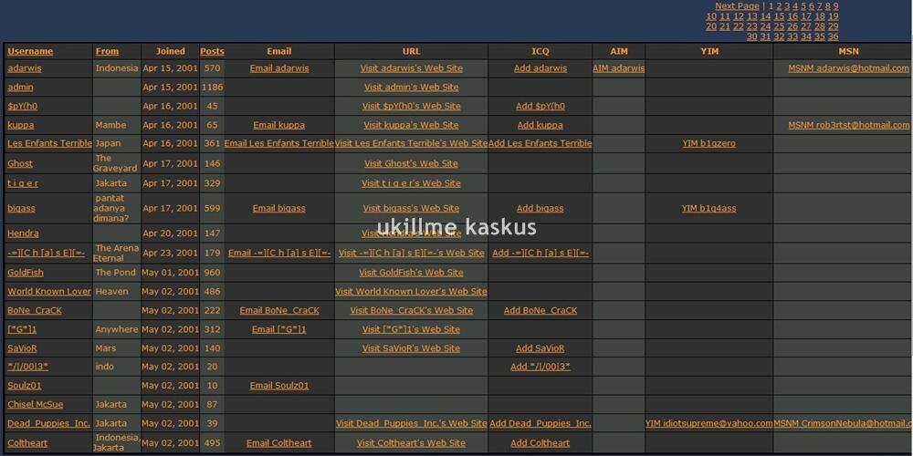 Lengkap - Tampilan Kaskus Dari Awal Hingga Sekarang Kaskus 14