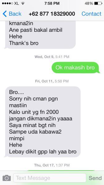 SURAT TERBUKA UNTUK JULIUS 087718329000 BANDUNG