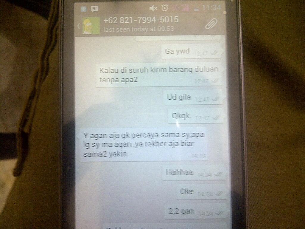 apa yg akan agan2 lakuin kalau ketemu buyer kek gini.. seller fjb masup