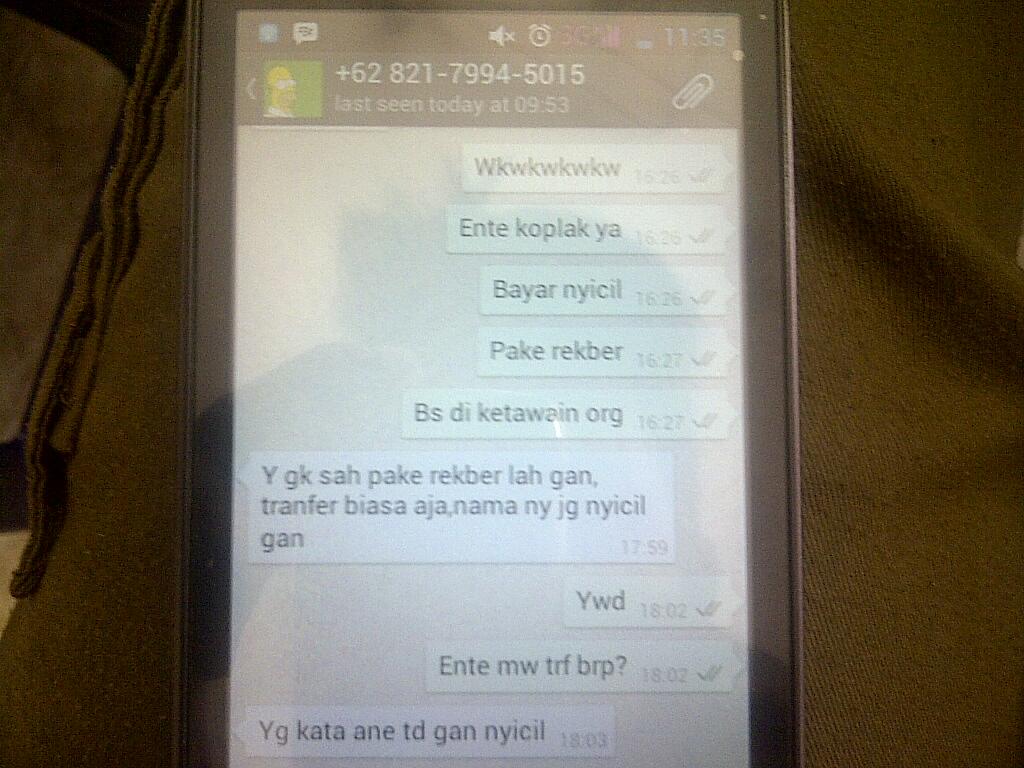 apa yg akan agan2 lakuin kalau ketemu buyer kek gini.. seller fjb masup