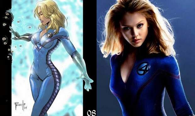 FEMALE COMIC HEROES DAN KEMBARANNYA
