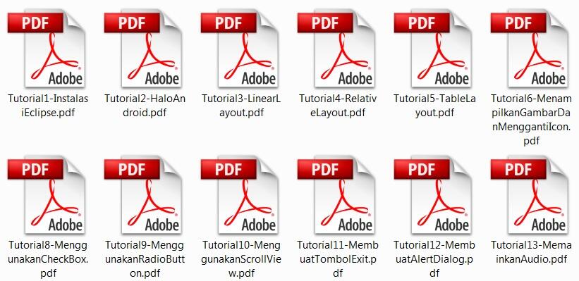 Share Ebook Tutorial Android Untuk Pemula