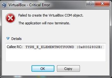 Failed to create file