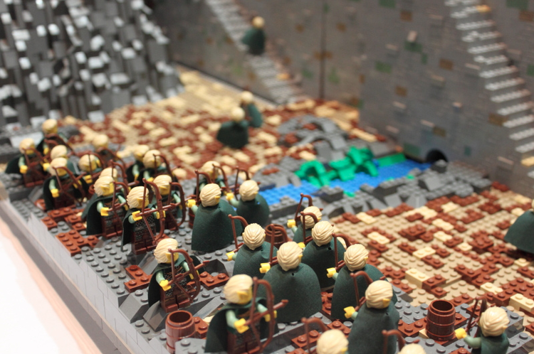 amazing! adegan pertempuran Helms Deep di Lord of The Rings dibuat dengan 150k Lego.