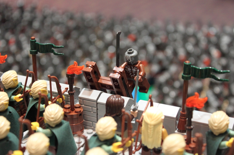 amazing! adegan pertempuran Helms Deep di Lord of The Rings dibuat dengan 150k Lego.